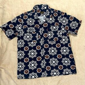 Levi’s Skateboarding Short Sleeve Button Down | Blue | Small